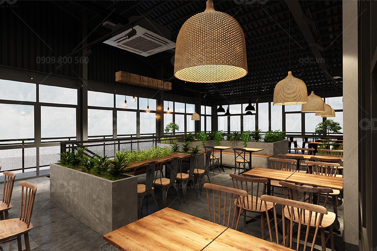 Thiết kế quán cà phê Iron Coffee