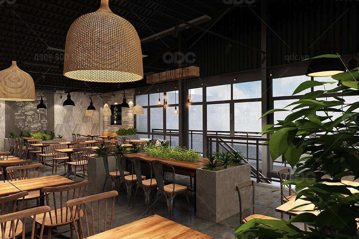 Thiết kế quán cà phê Iron Coffee