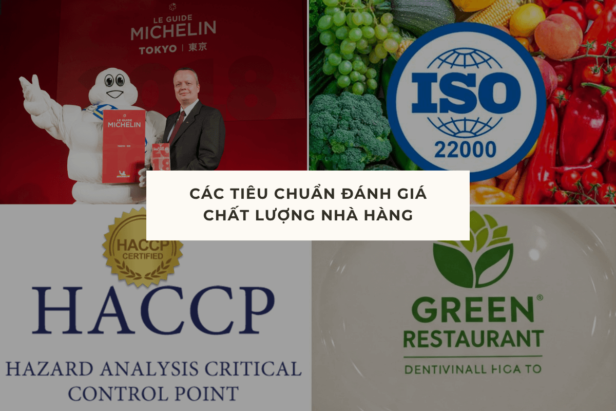 Các tiêu chuẩn đánh giá chất lượng nhà hàng