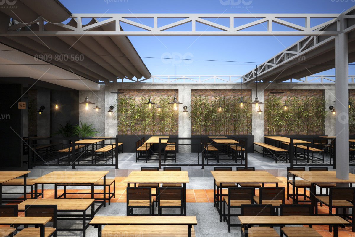 Quán nhậu bình dân cũng cần thiết kế đẹp