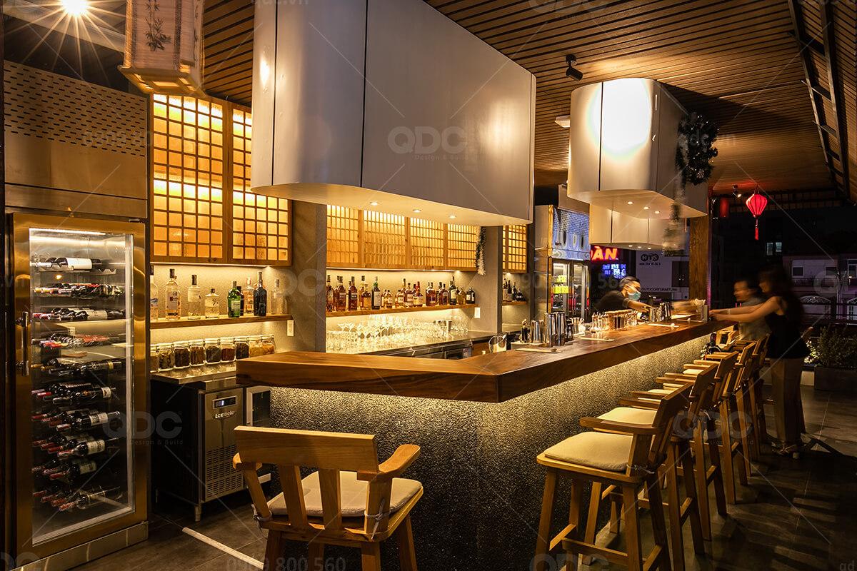 Tiêu chuẩn kích thước thiết kế quầy bar nhà hàng | QDC Design & Build