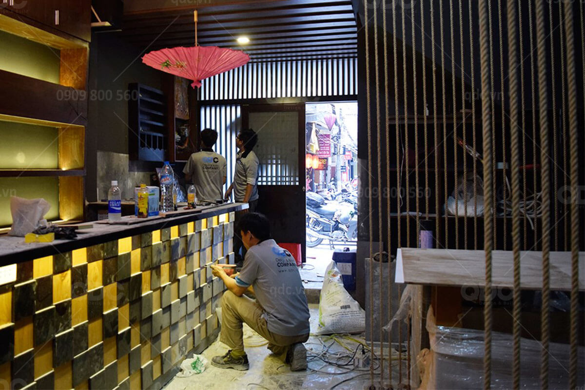 Thiết kế nhà hàng Nhật Kaede