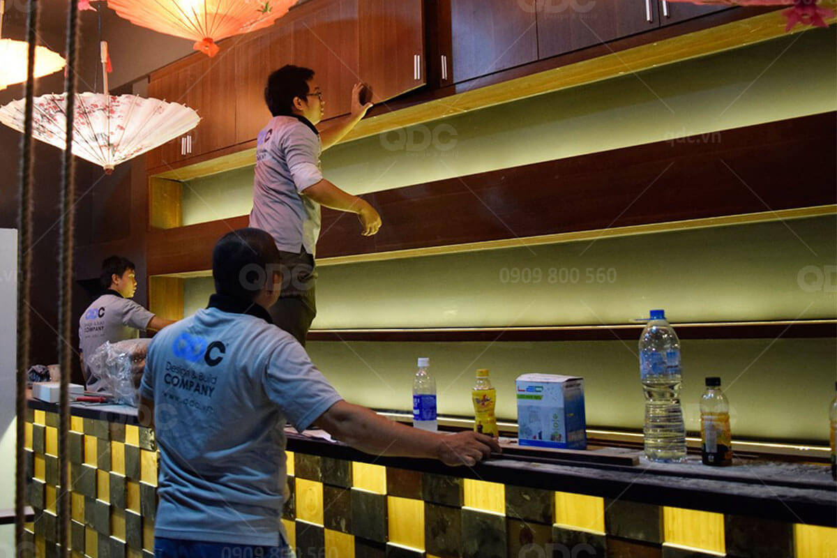 Thiết kế nhà hàng Nhật Kaede