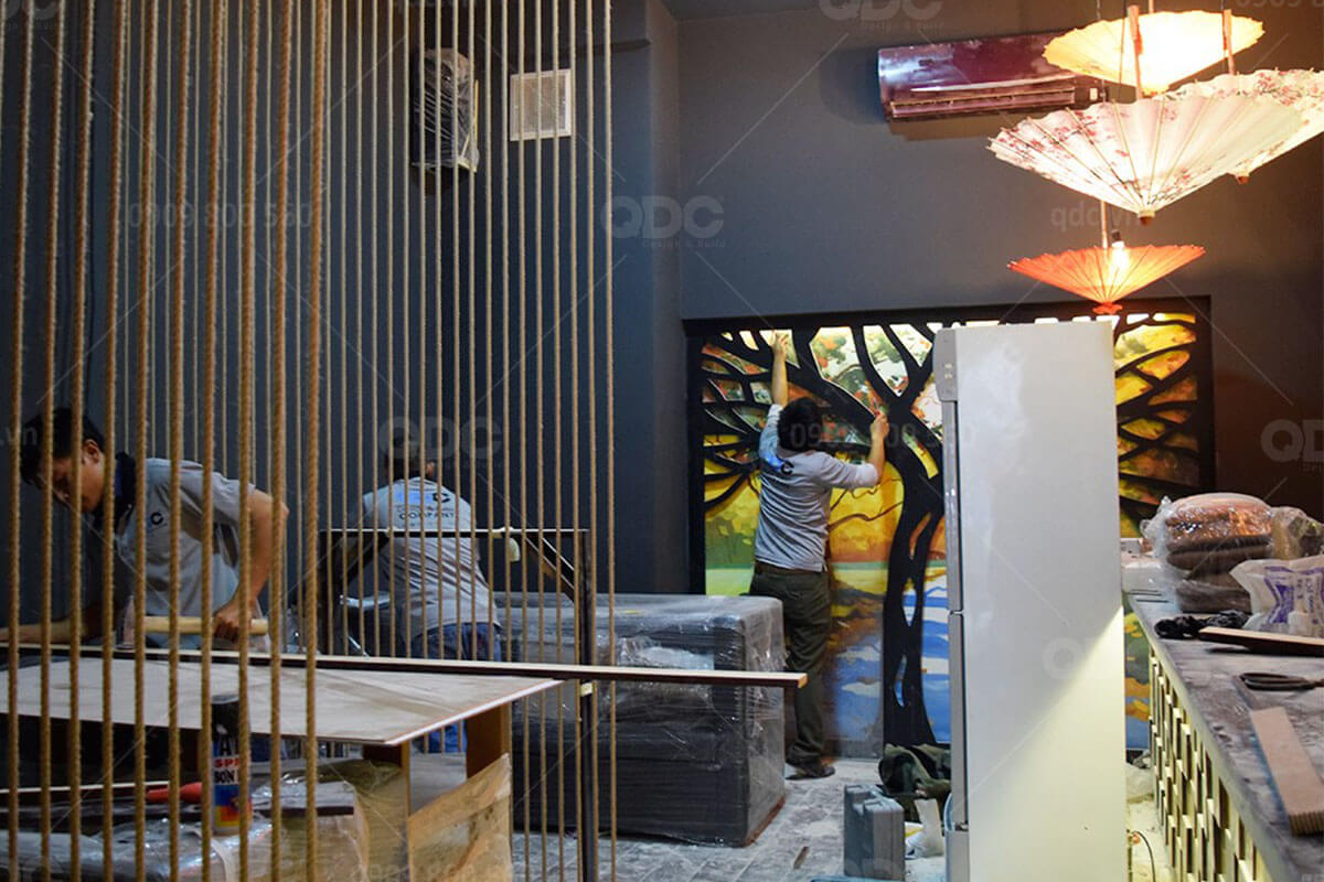 Thiết kế nhà hàng Nhật Kaede