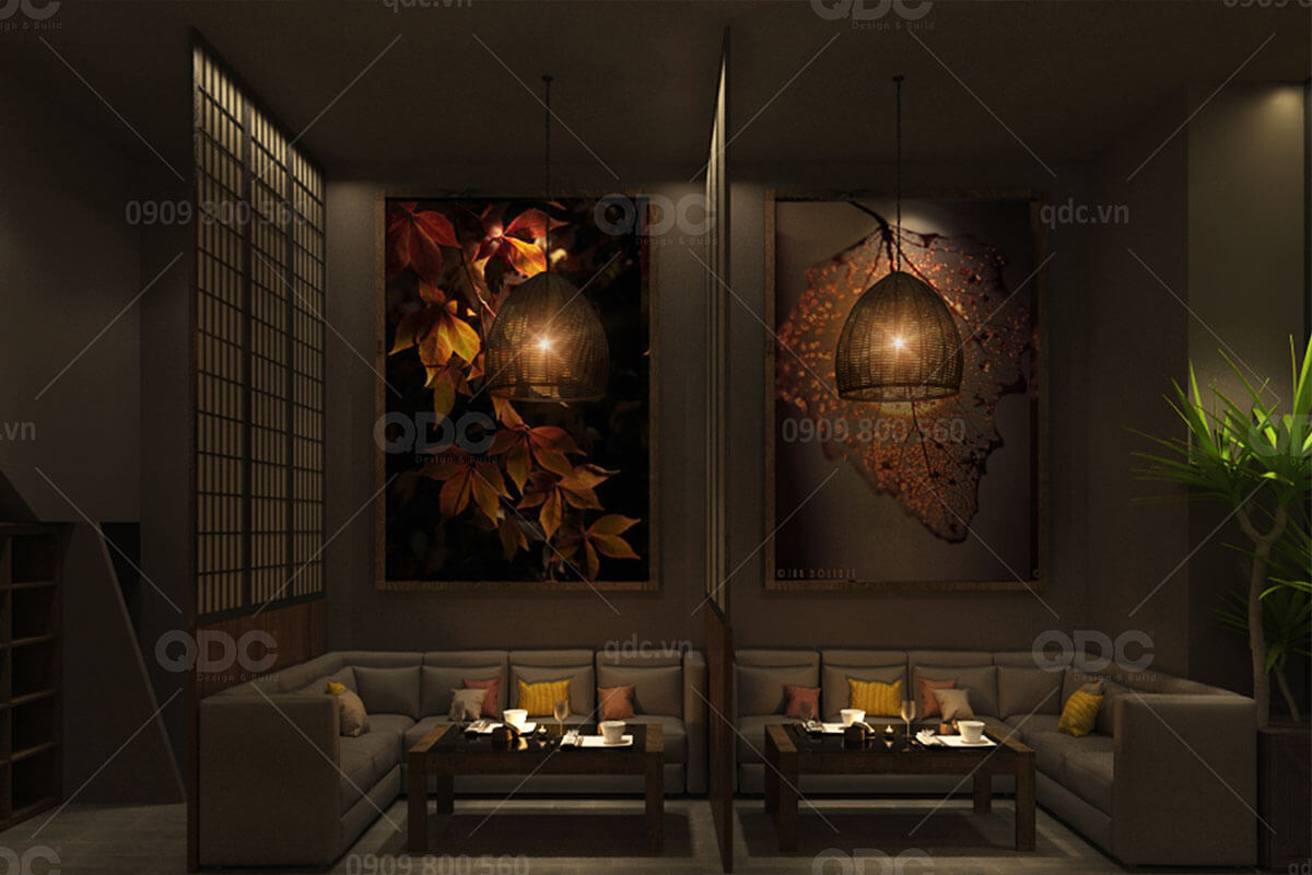 Thiết kế nhà hàng Nhật Kaede