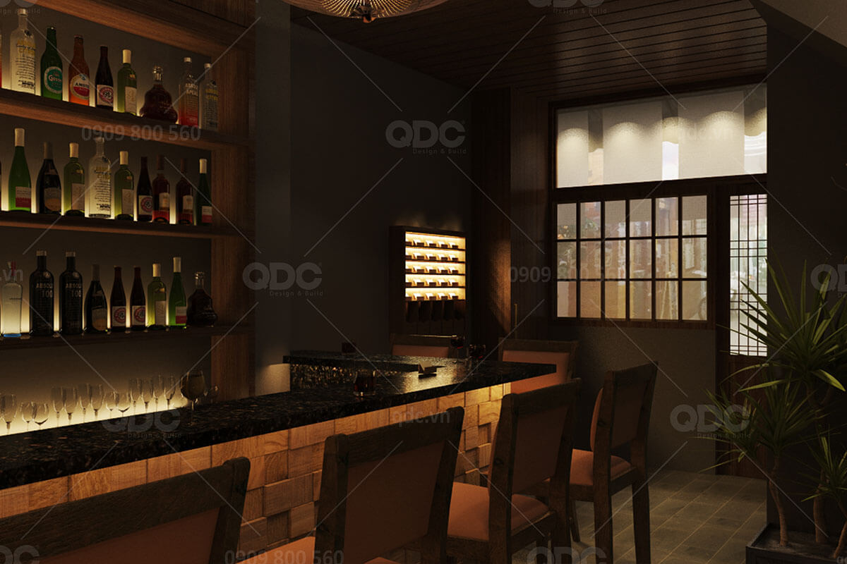 Thiết kế nhà hàng Nhật Kaede