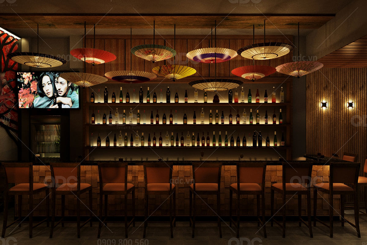 Thiết kế nhà hàng Nhật Kaede