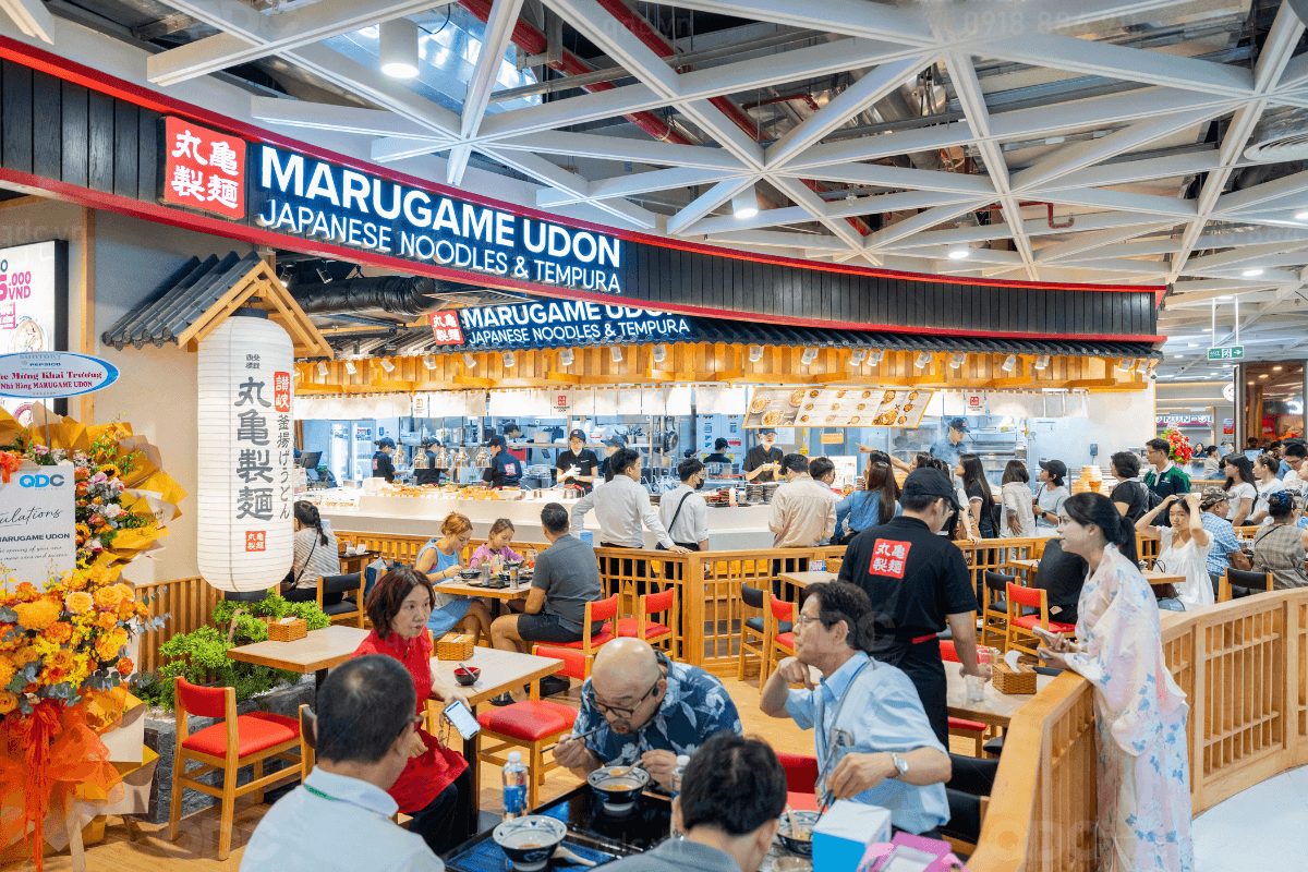 THI CÔNG NHÀ HÀNG MARUGAME UDON - AEON MALL ĐÀ NẴNG