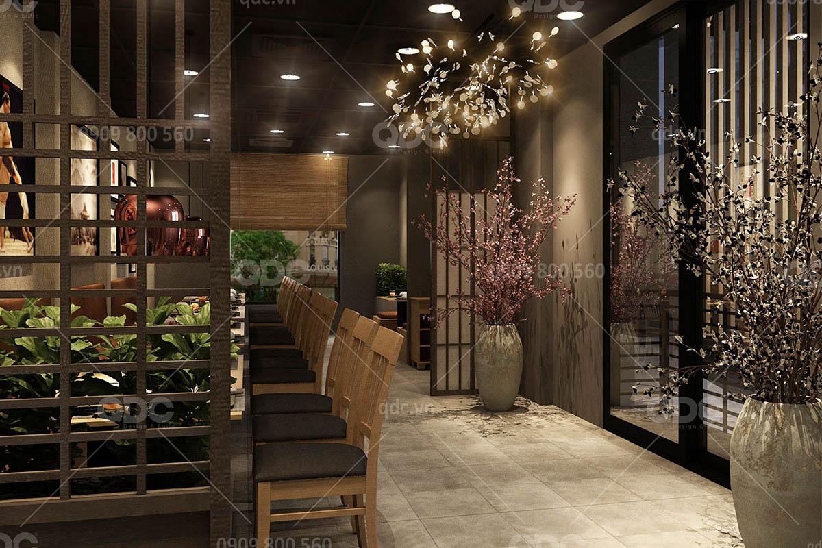 Thiết kế nhà hàng Nhật Bản Marukin