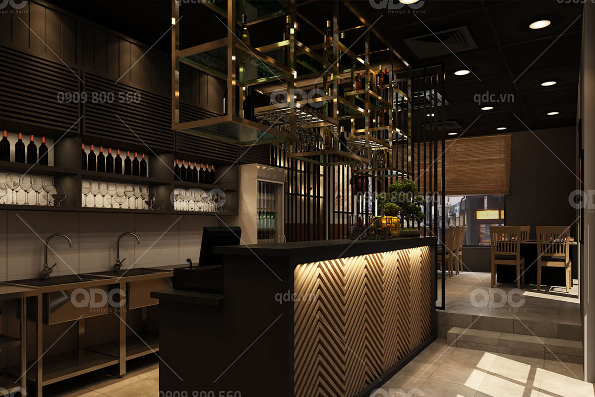 Thiết kế nhà hàng Nhật Bản Marukin