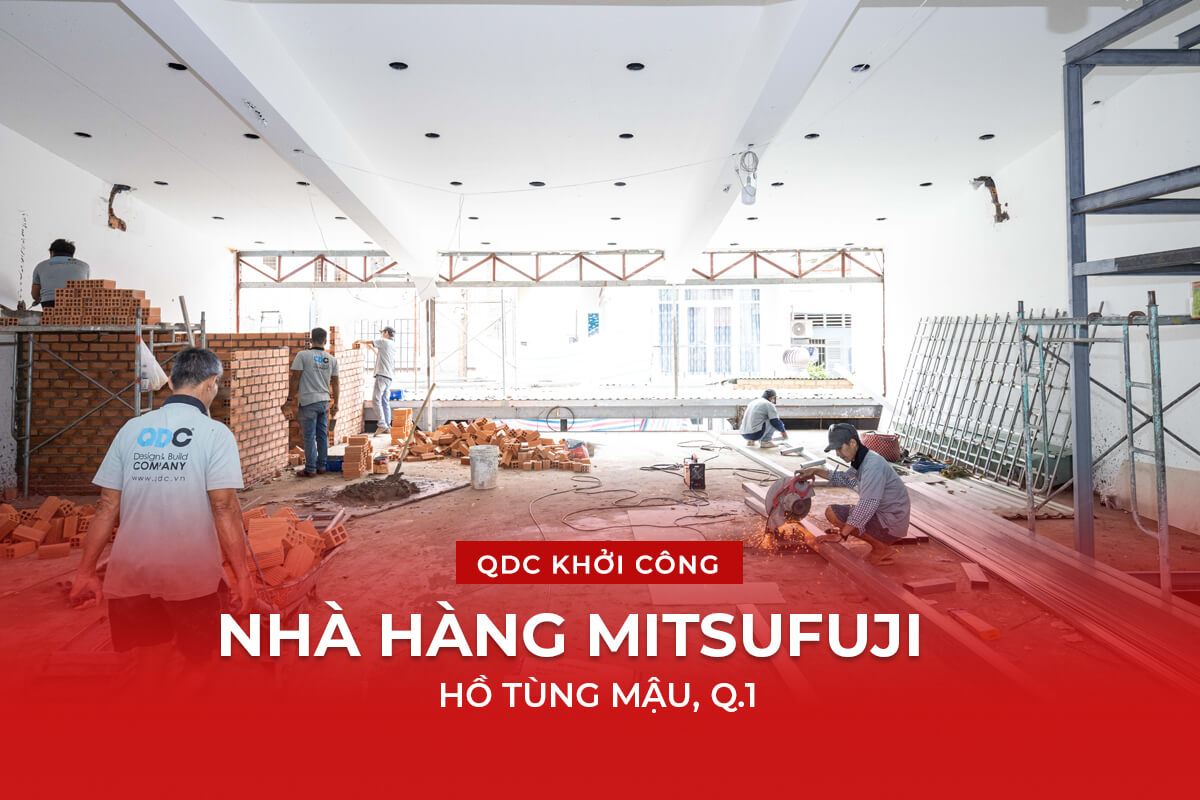 Khởi công nhà hàng Nhật MitsuFuji - Hồ Tùng Mậu