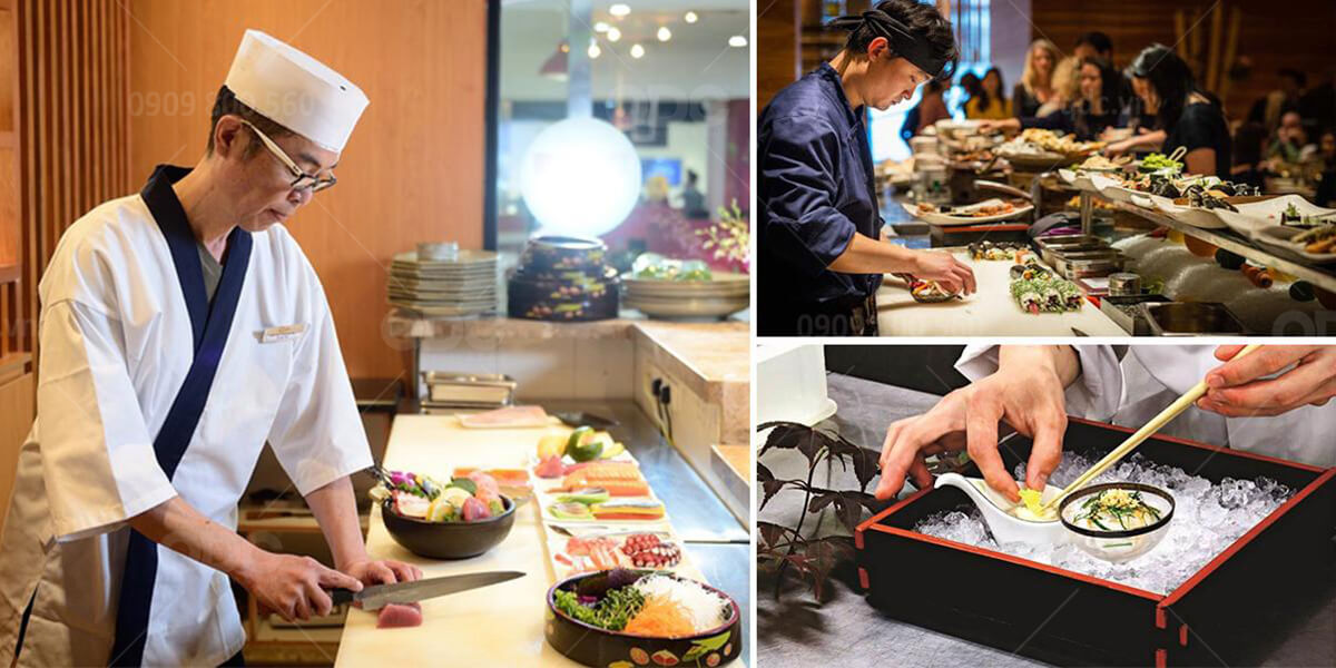 Thiết kế nhà hàng phong cách Nhật Bản Sakai