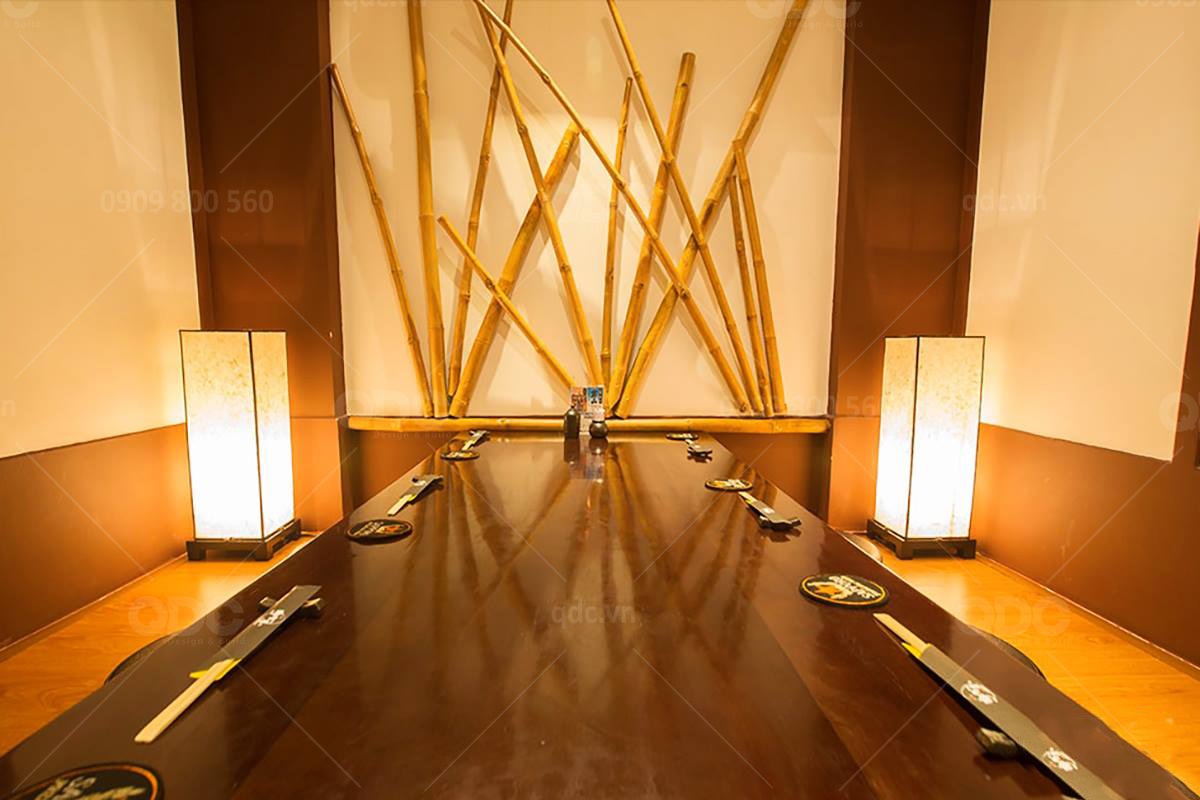 Thiết kế nhà hàng phong cách Nhật Bản Sakai