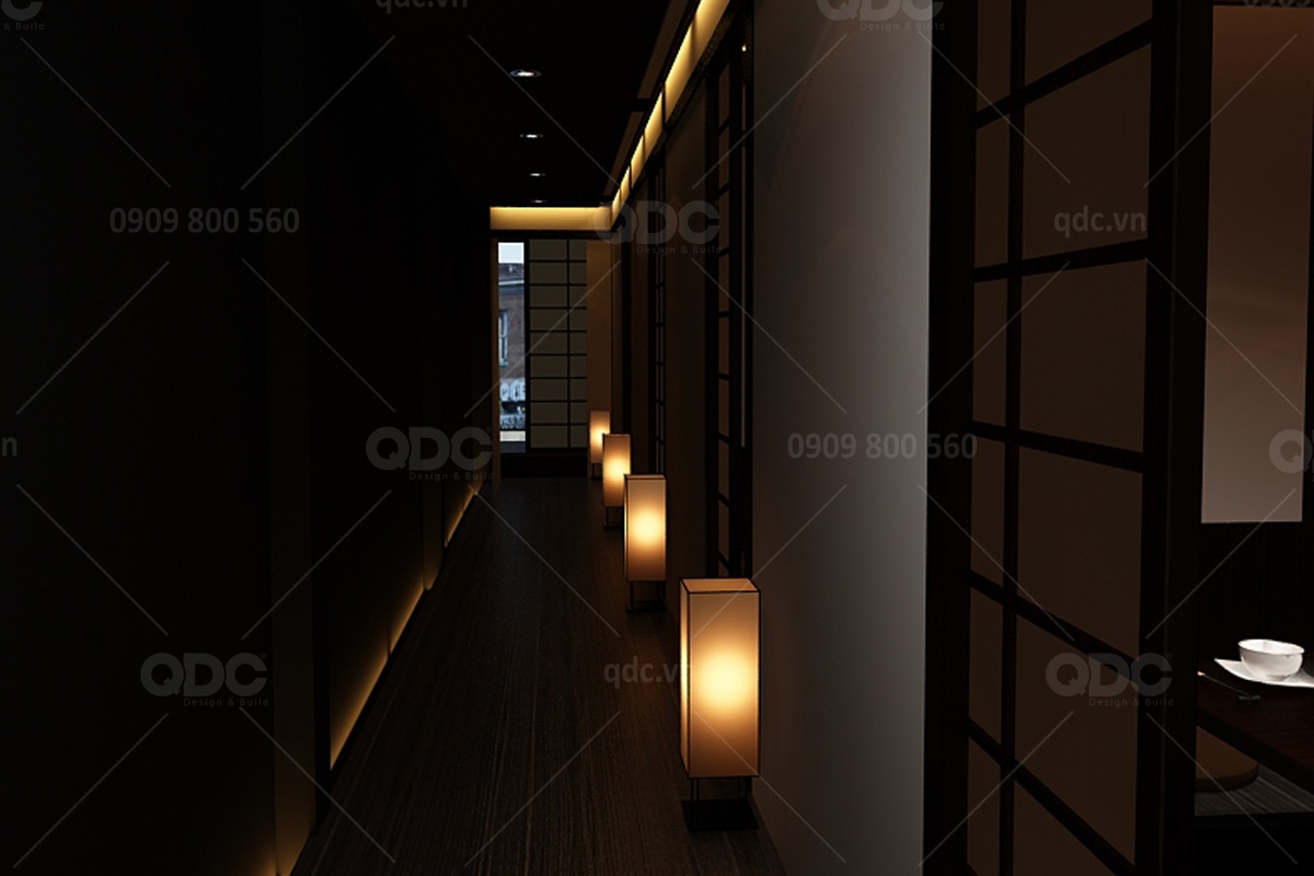 Thiết kế nhà hàng phong cách Nhật Bản Sakai