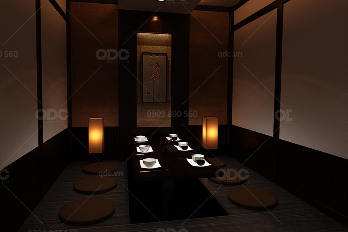 Thiết kế nhà hàng phong cách Nhật Bản Sakai