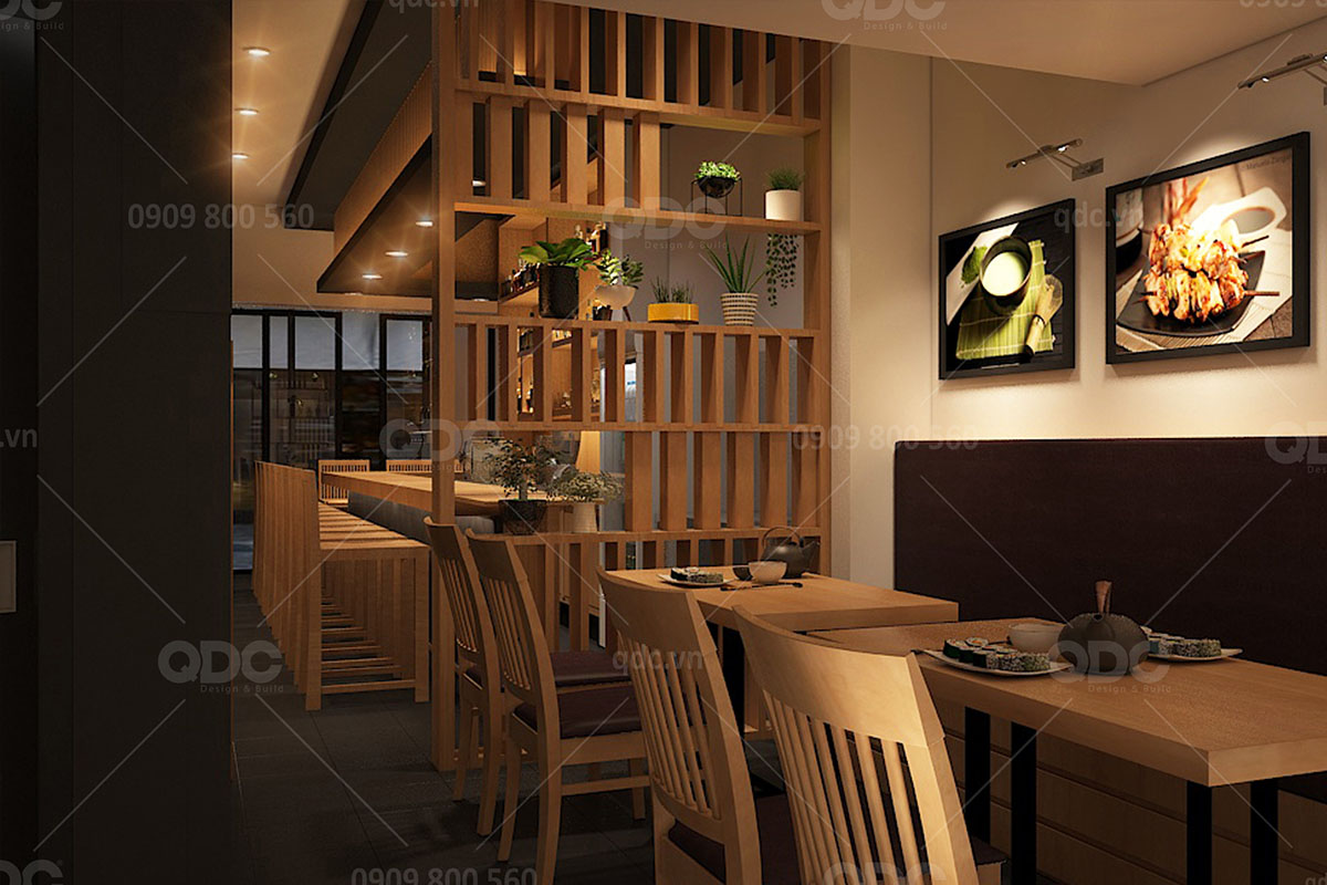 Thiết kế thi công nhà hàng Nhật Bản Takoya