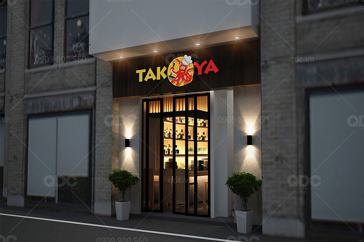 Thiết kế thi công nhà hàng Nhật Bản Takoya