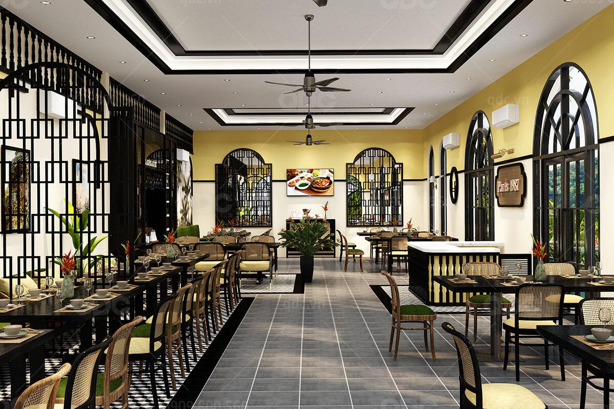 Thiết kế nhà hàng Việt cơm niêu Vĩnh Long | QDC Design & Build