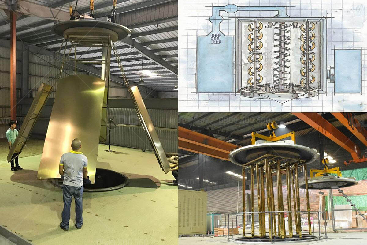 Thiết kế và thi công nhà hàng hải sản Gold Restaurant