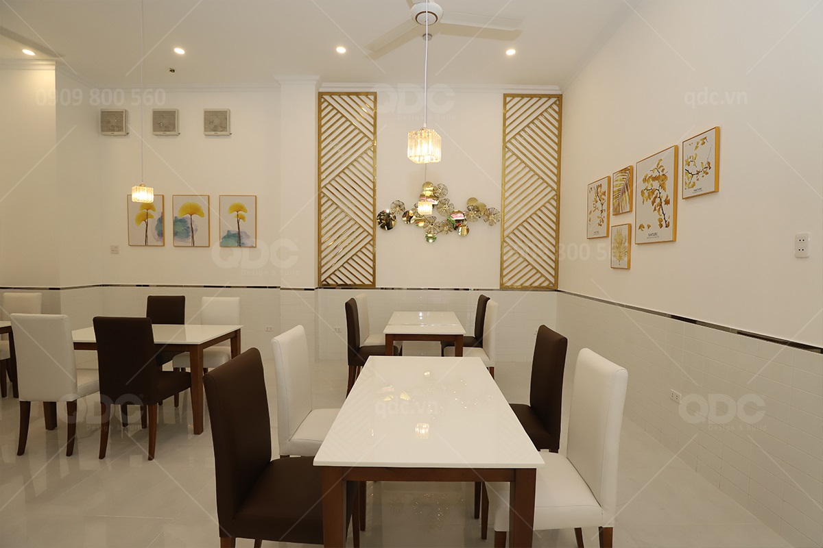 Thiết kế và thi công nhà hàng hải sản Gold Restaurant