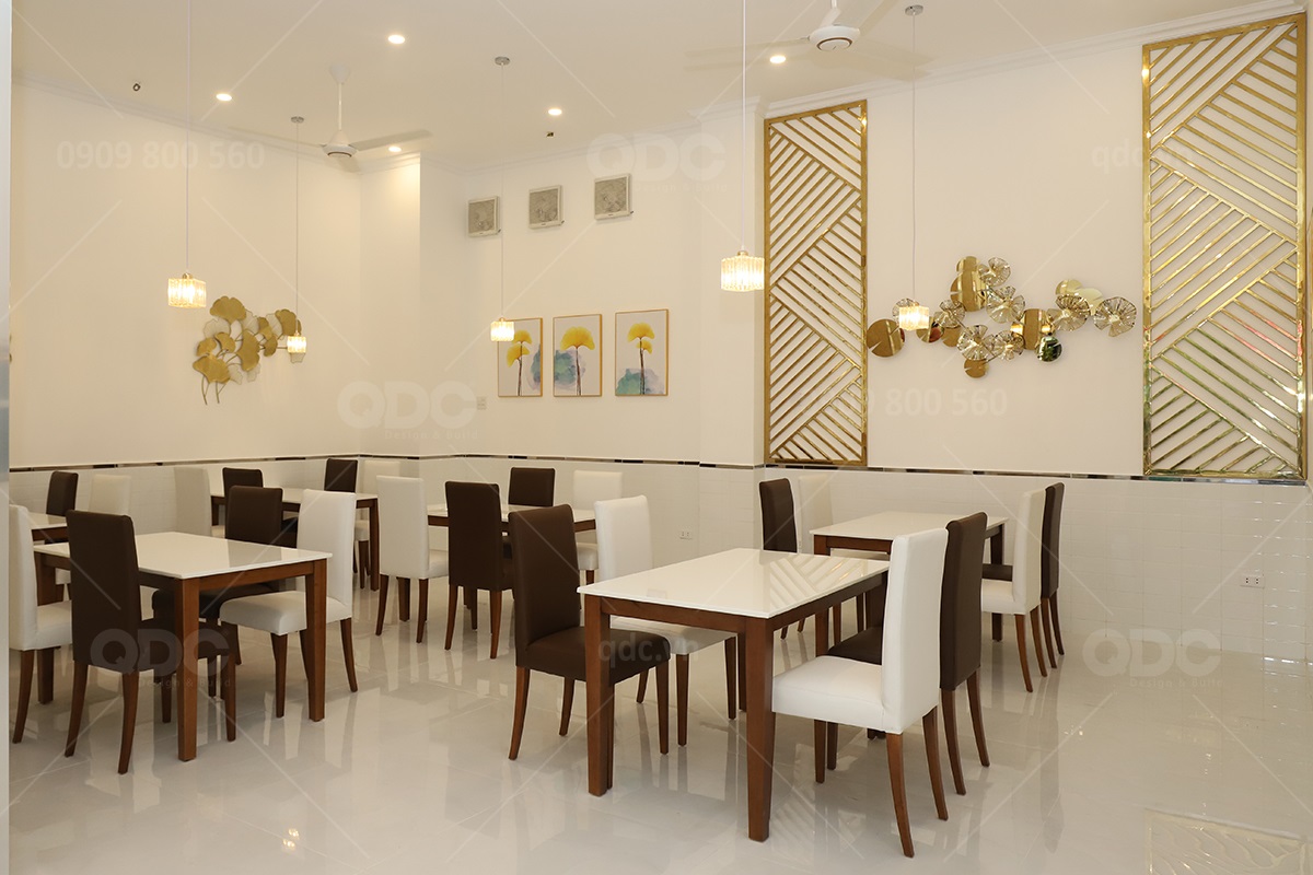 Thiết kế và thi công nhà hàng hải sản Gold Restaurant