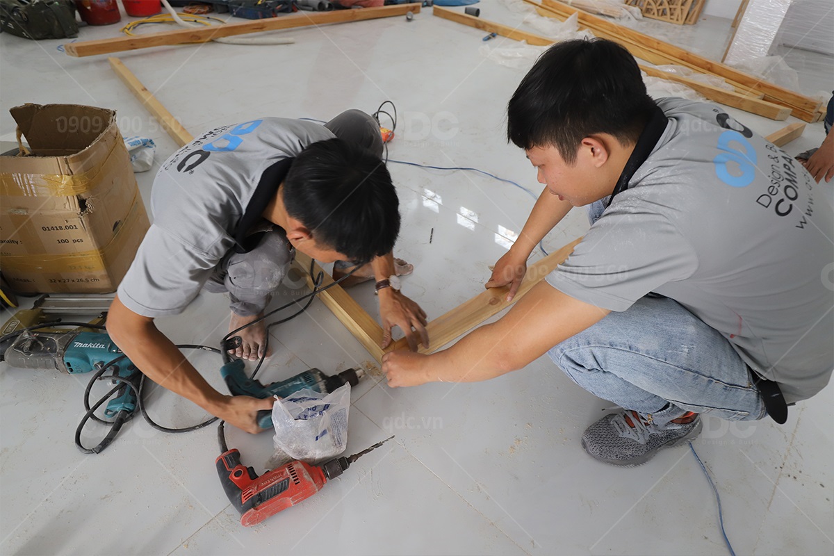 Thiết kế và thi công nhà hàng hải sản Gold Restaurant