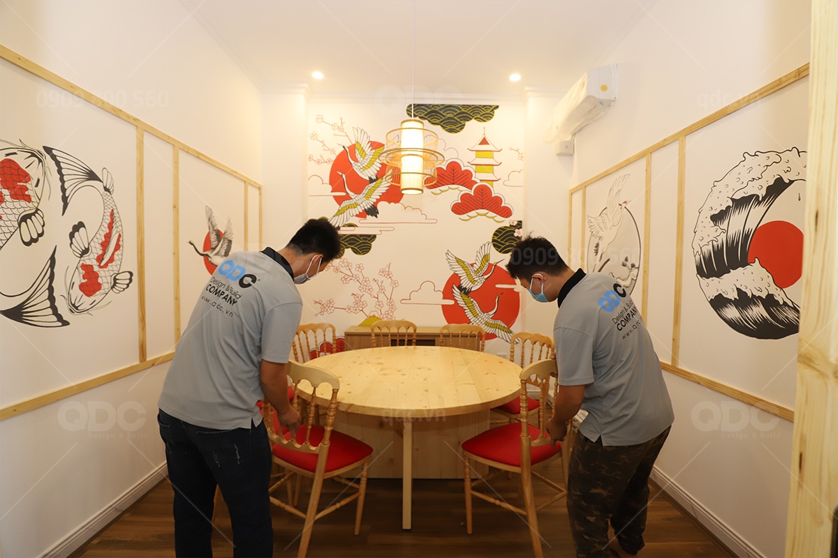 Thiết kế và thi công nhà hàng hải sản Gold Restaurant