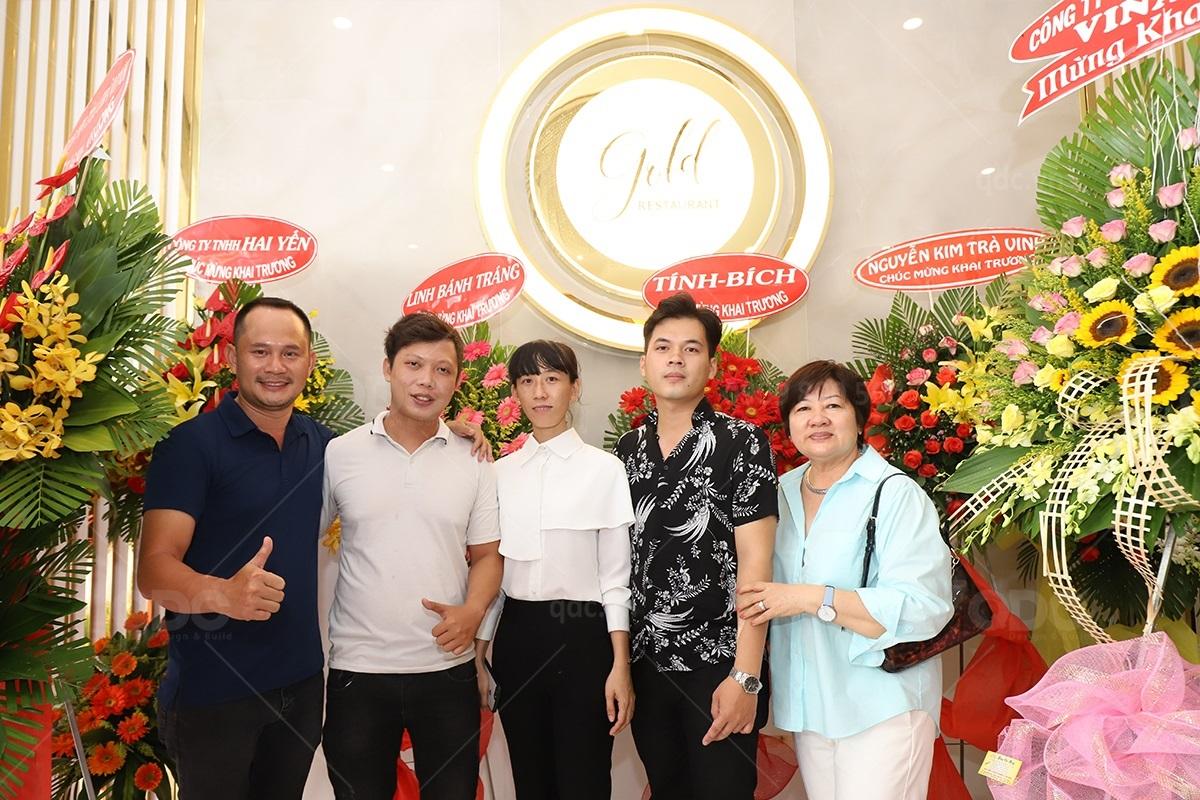 Thiết kế và thi công nhà hàng hải sản Gold Restaurant