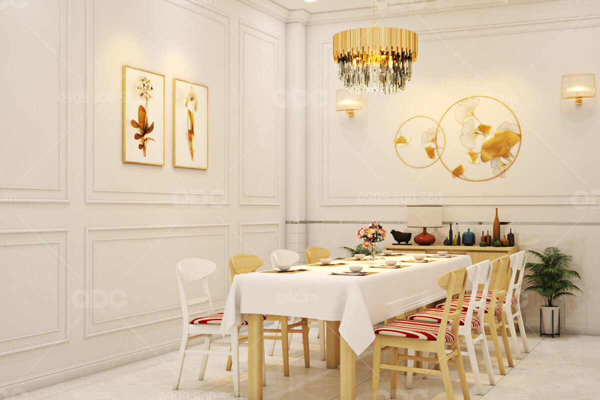 Thiết kế và thi công nhà hàng hải sản Gold Restaurant