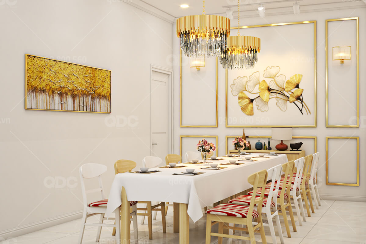 Thiết kế và thi công nhà hàng hải sản Gold Restaurant