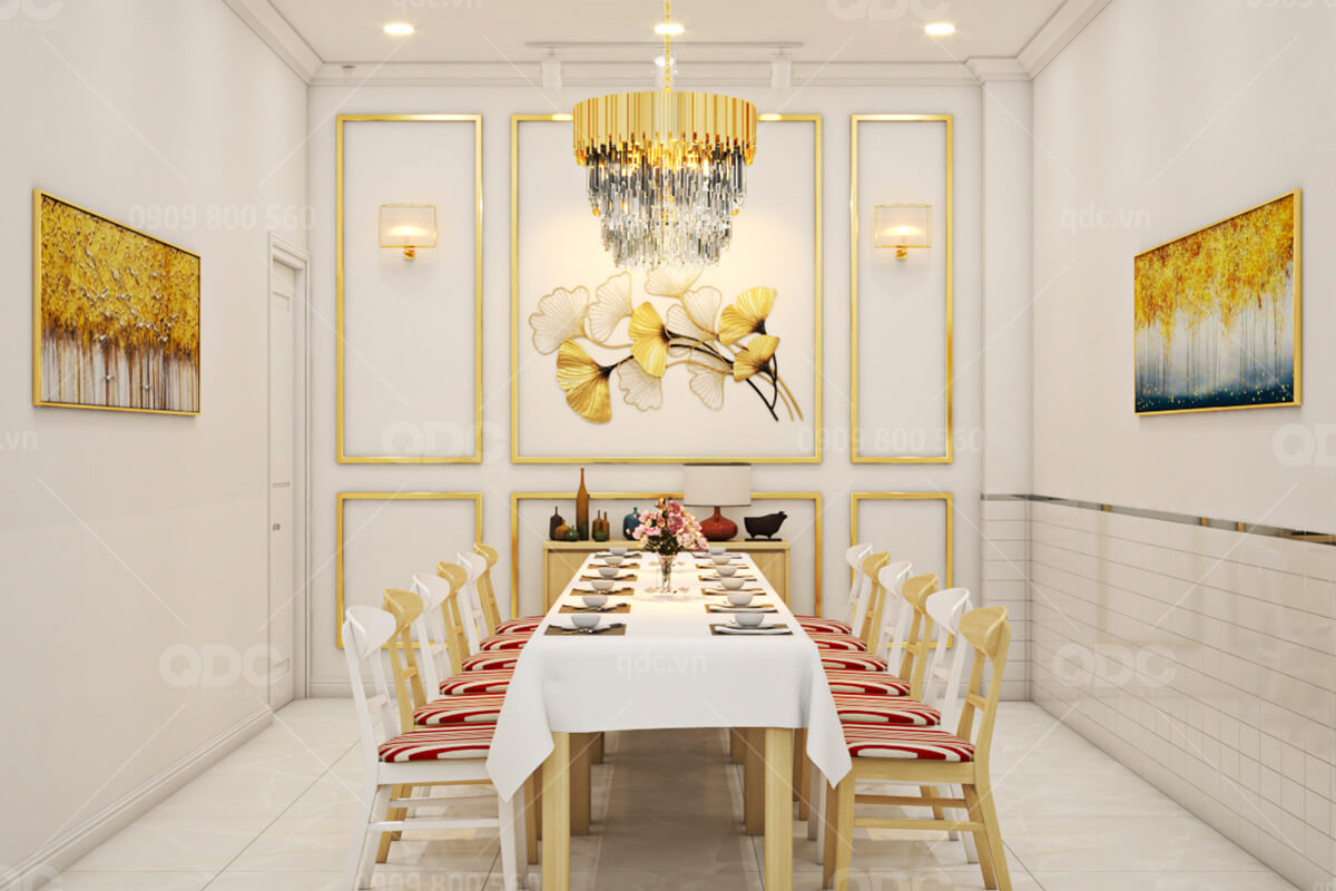 Thiết kế và thi công nhà hàng hải sản Gold Restaurant