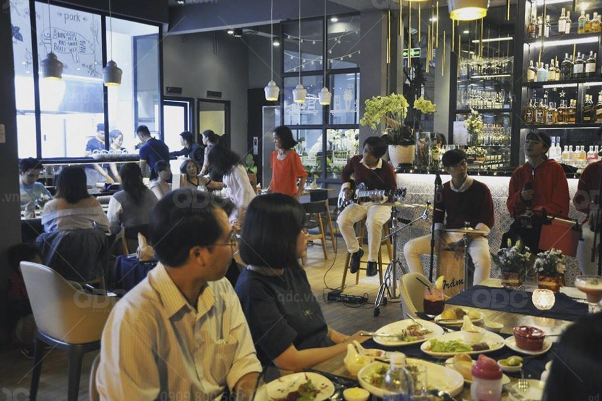 thiết kế nhà hàng Âu SHP Gourmet