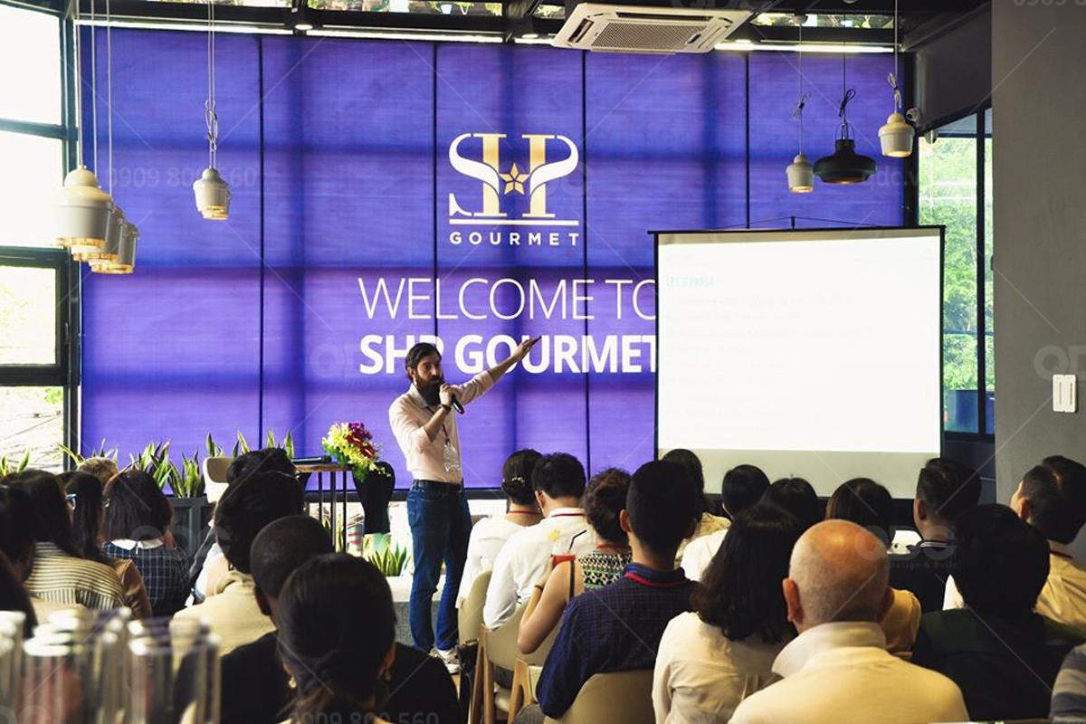 thiết kế nhà hàng Âu SHP Gourmet