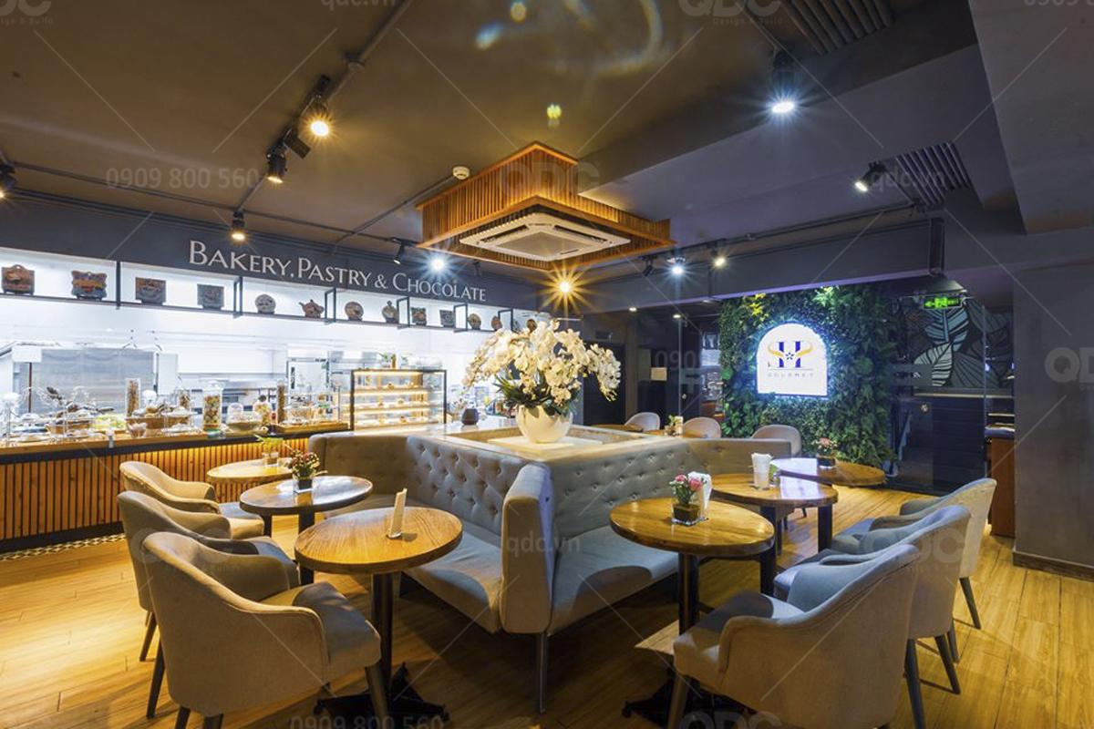 thiết kế nhà hàng Âu SHP Gourmet