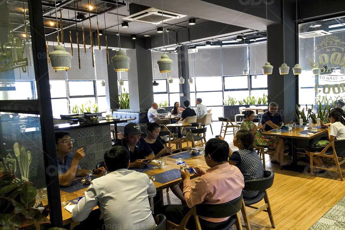 thiết kế nhà hàng Âu SHP Gourmet