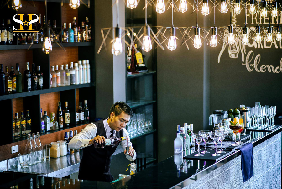 thiết kế nhà hàng Âu SHP Gourmet