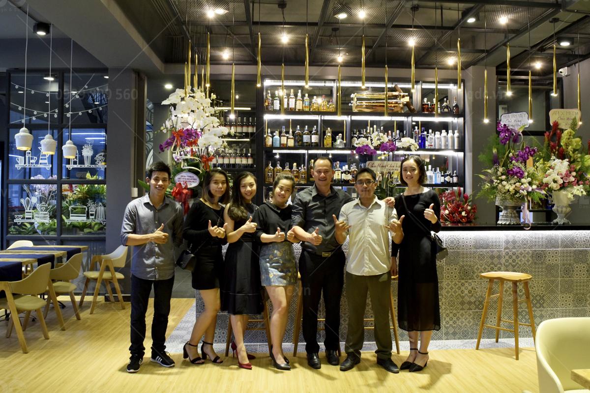 thiết kế nhà hàng Âu SHP Gourmet