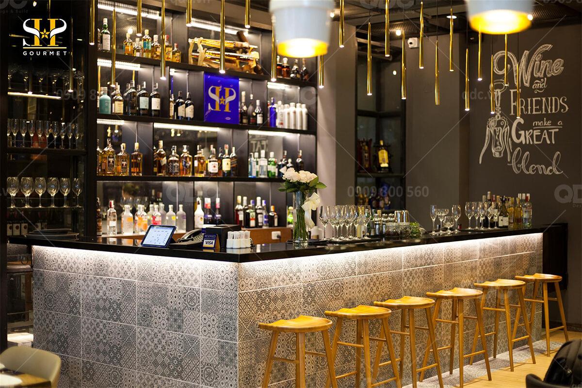 thiết kế nhà hàng Âu SHP Gourmet