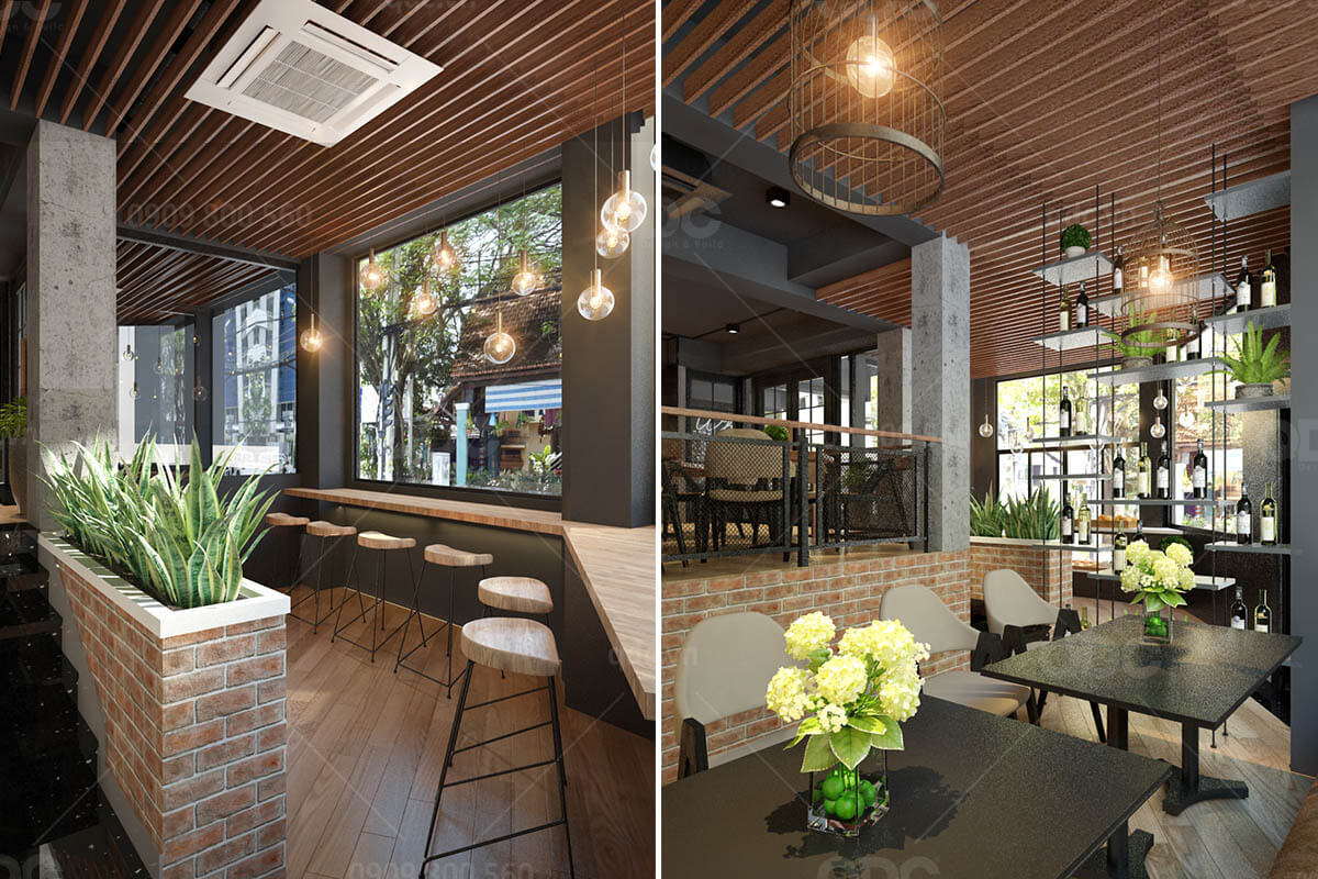 thiết kế nhà hàng Âu SHP Gourmet