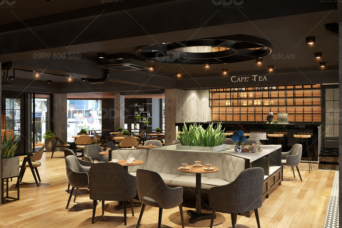 thiết kế nhà hàng Âu SHP Gourmet