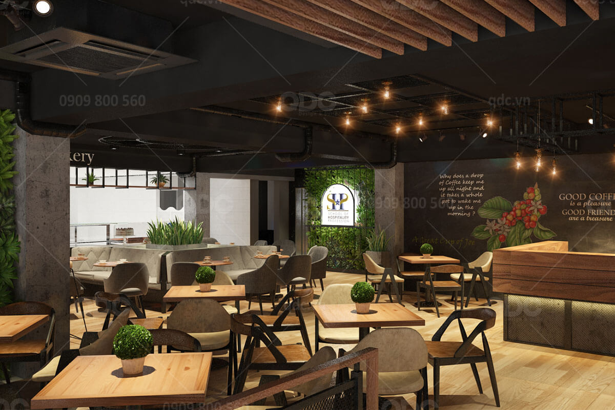 thiết kế nhà hàng Âu SHP Gourmet