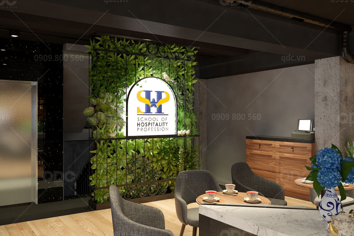 thiết kế nhà hàng Âu SHP Gourmet