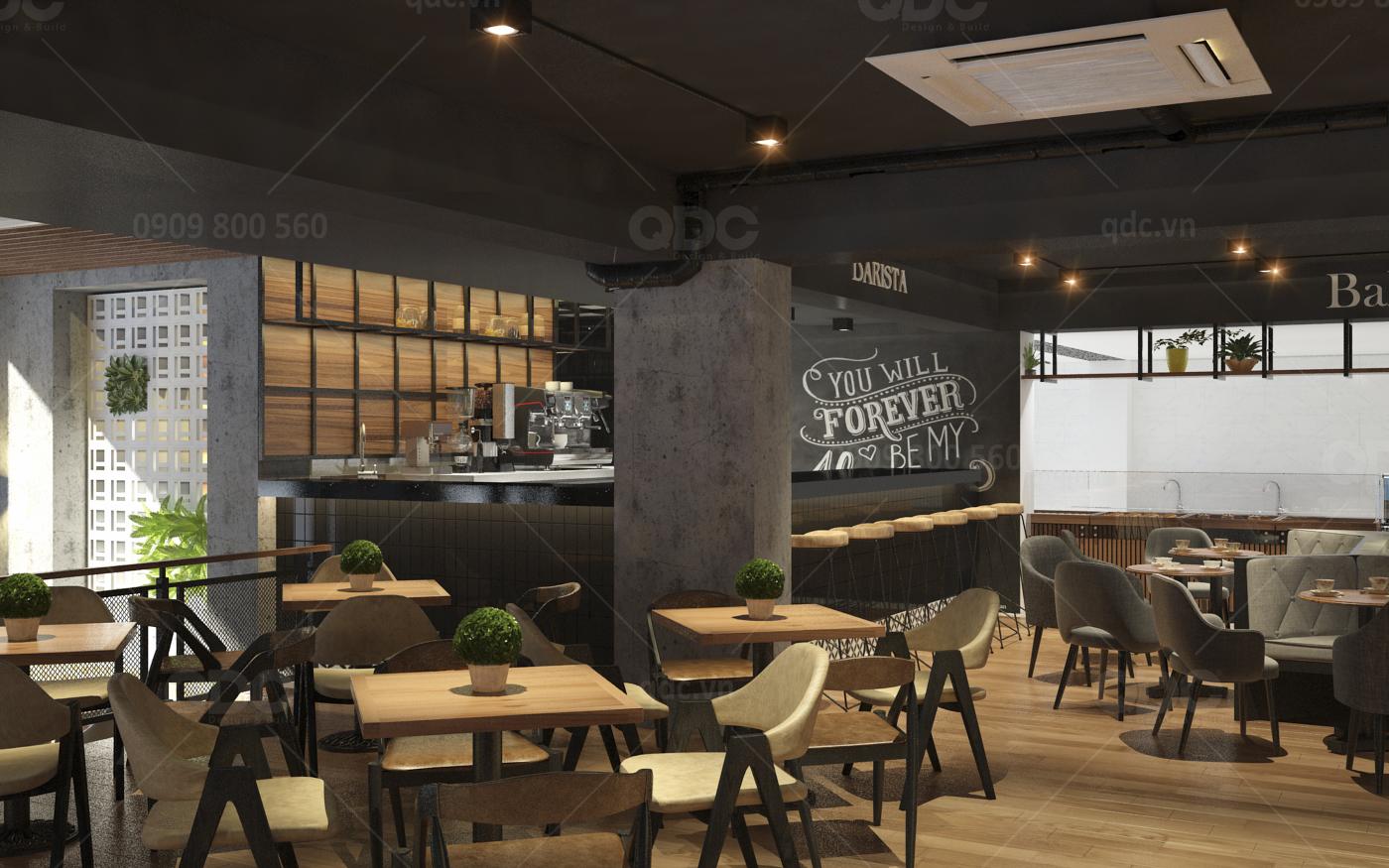 thiết kế nhà hàng Âu SHP Gourmet