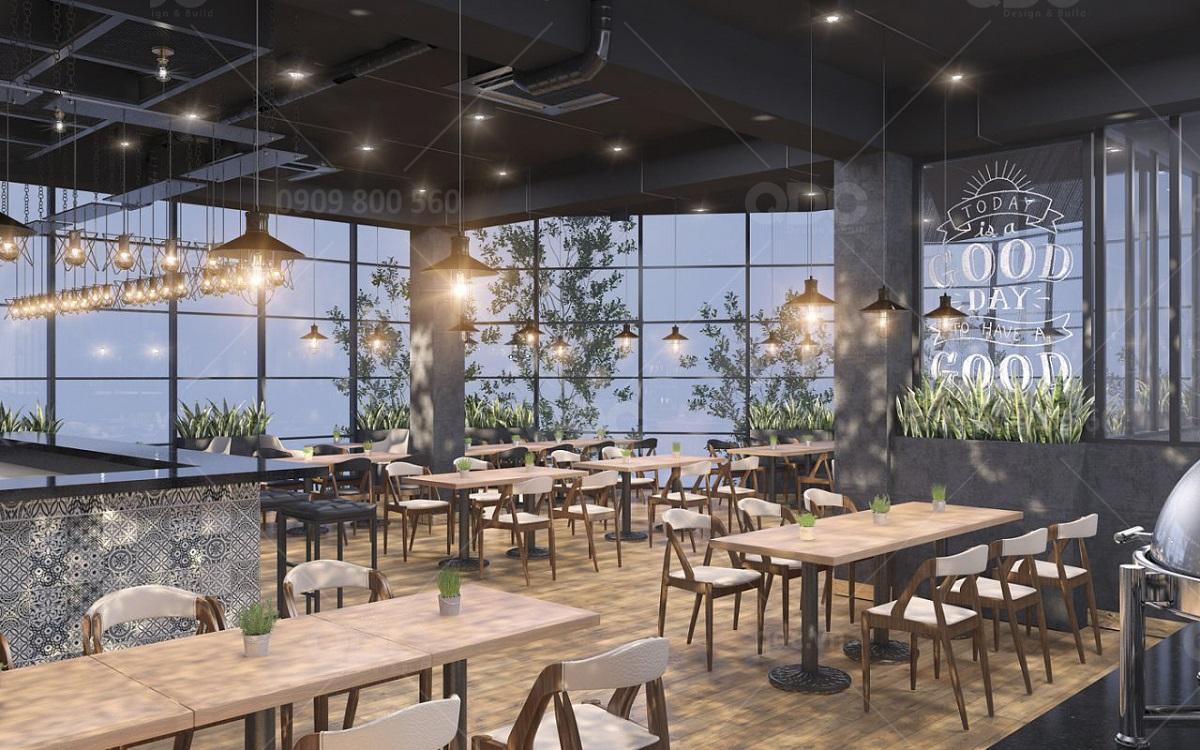 thiết kế nhà hàng Âu SHP Gourmet