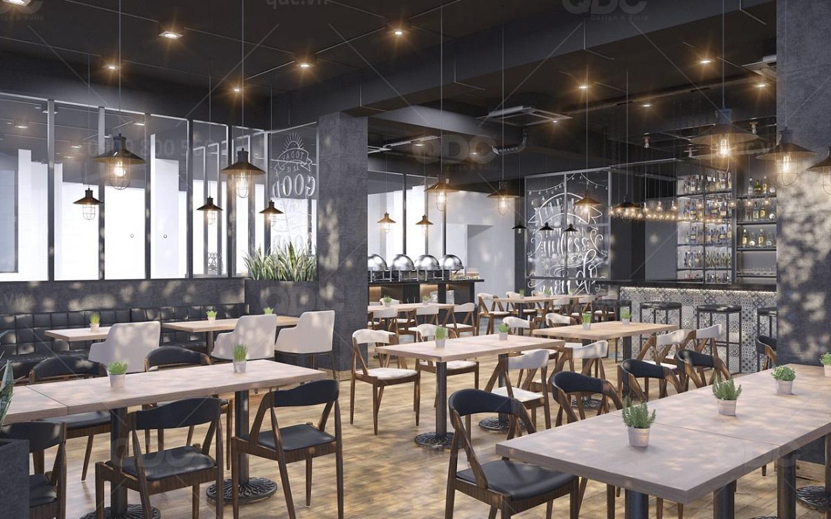 thiết kế nhà hàng Âu SHP Gourmet