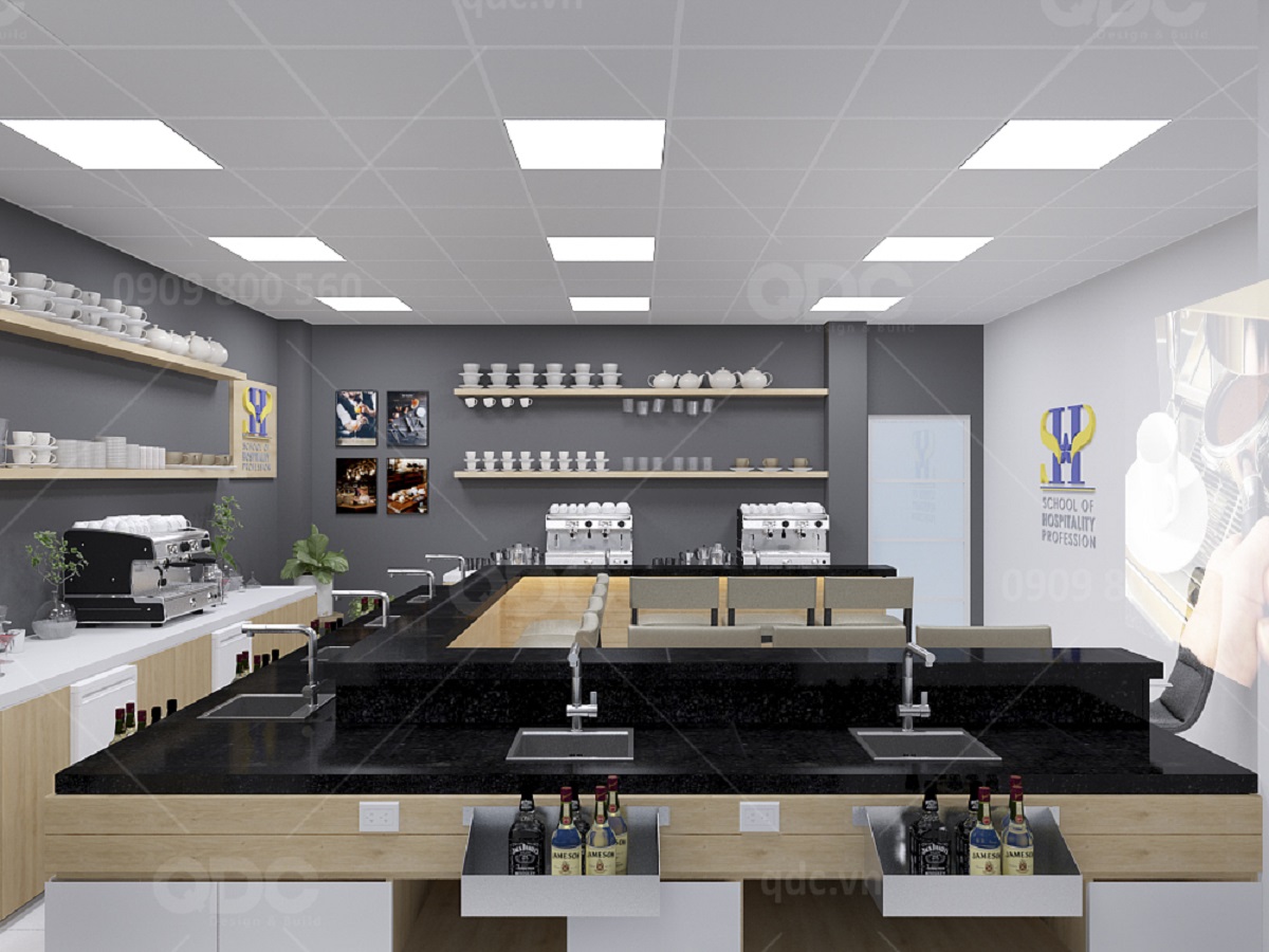 thiết kế nhà hàng Âu SHP Gourmet