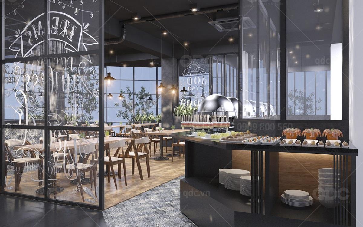 thiết kế nhà hàng Âu SHP Gourmet