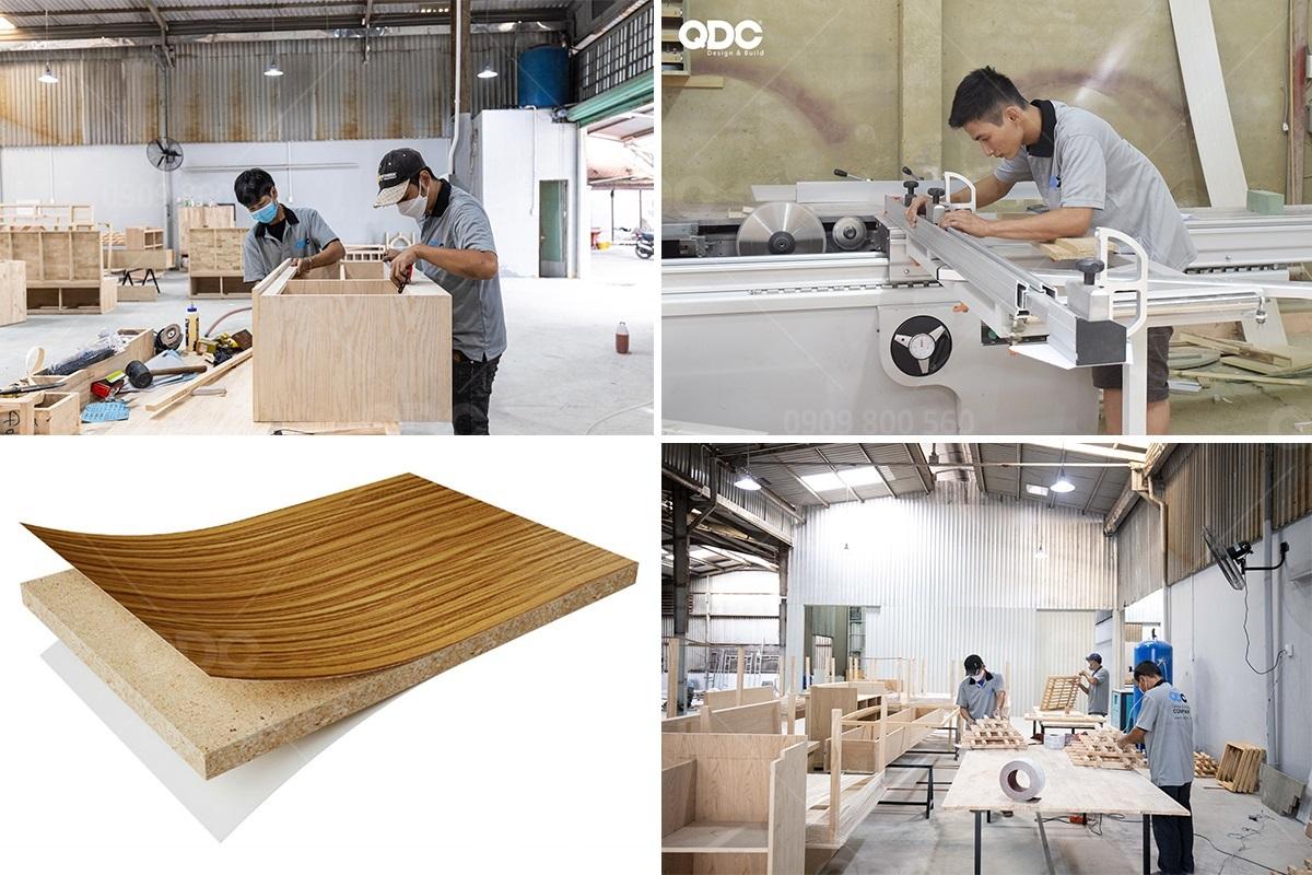 Tìm hiểu về vật liệu gỗ công nghiệp MFC, MDF trong thiết kế thi công nhà hàng