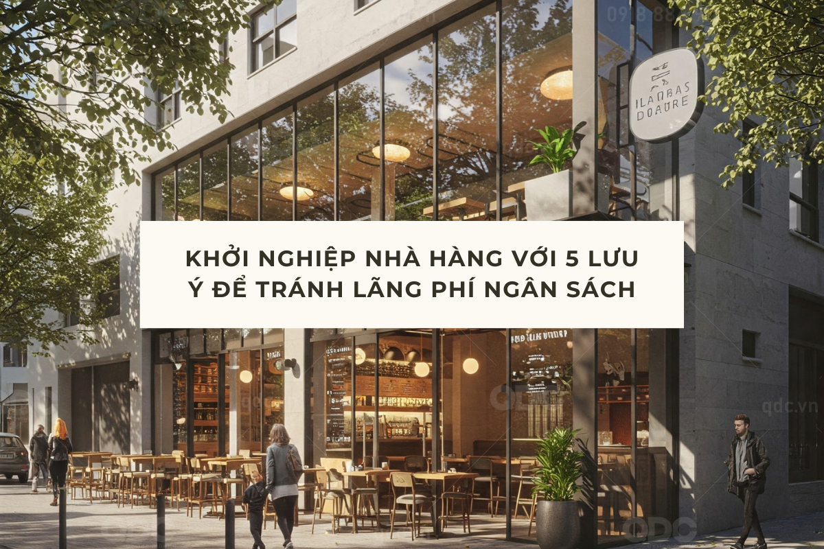 KHỞI NGHIỆP NHÀ HÀNG: 5 LƯU Ý ĐỂ TRÁNH LÃNG PHÍ NGÂN SÁCH