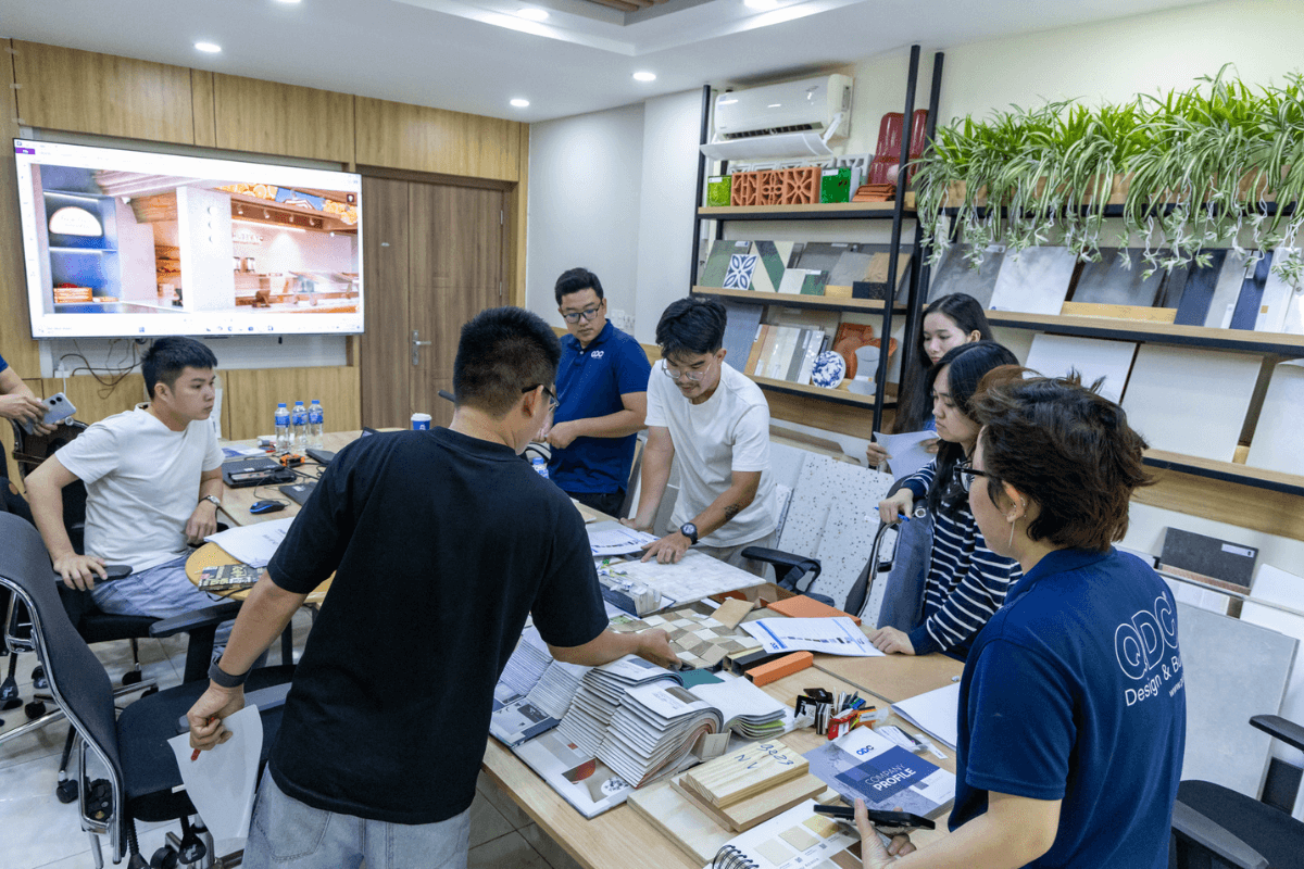 DUYỆT MẪU VẬT LIỆU DỰ ÁN THƯƠNG HIỆU SỮA CHUA DIY